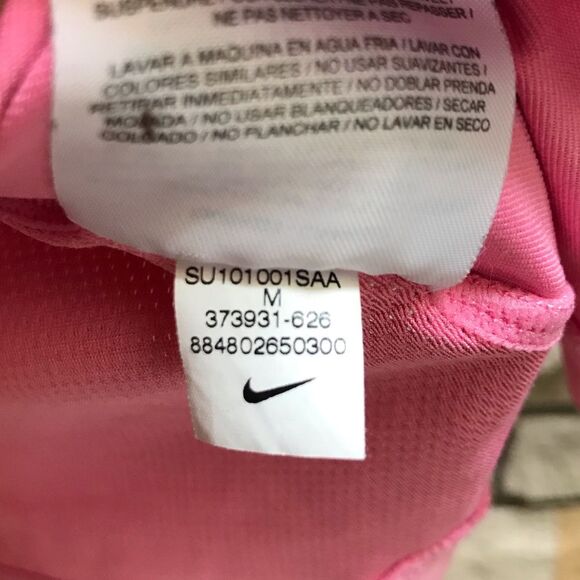 Nike dri-fit racerback tank top athletic pickleball golf pink medium - Picture 3 of 9